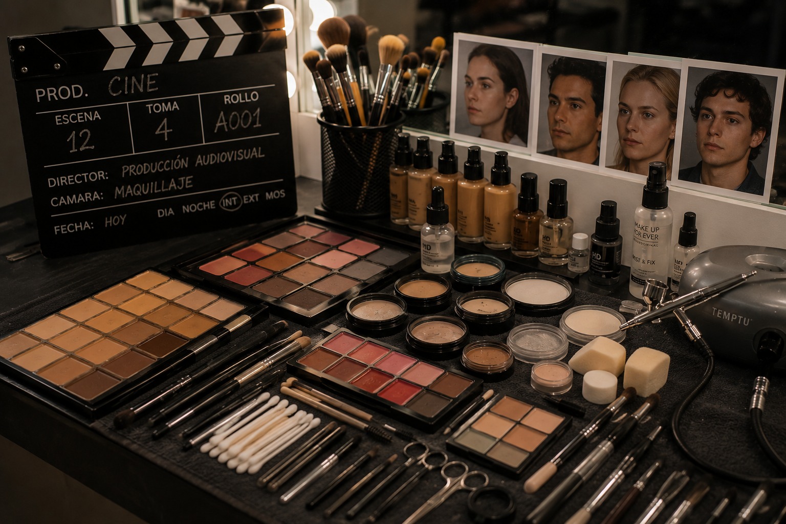 Maquillaje para Cine y Producciones Audiovisuales